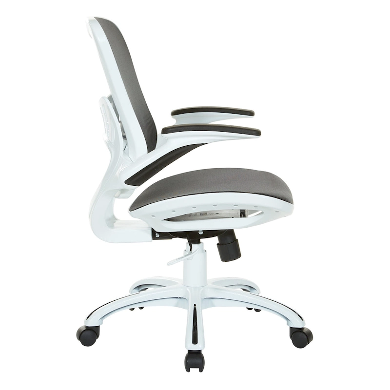 Riley Office Chair with White Mesh Seat and Back
