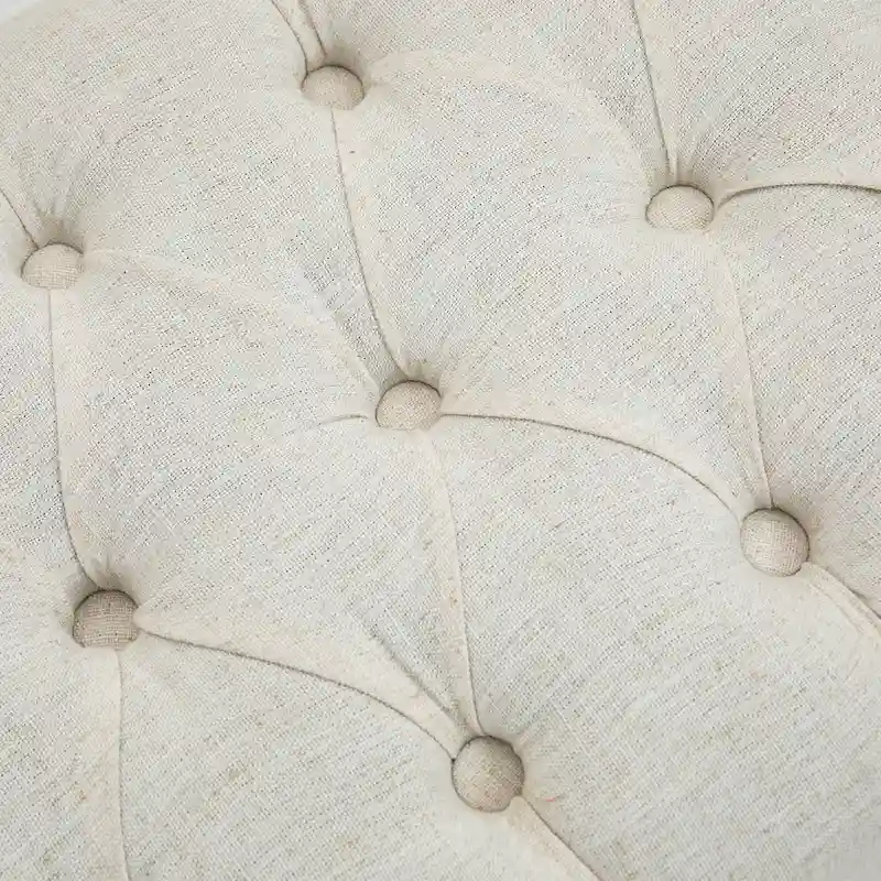 AVAWING Upholstered Tufted Ottoman Bench Accent Entryway Bench