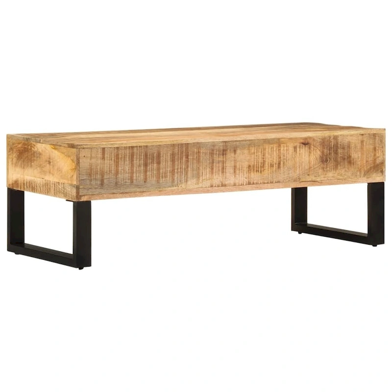vidaXL Coffee Table 43.3 x19.7 x15  Solid Wood Mango