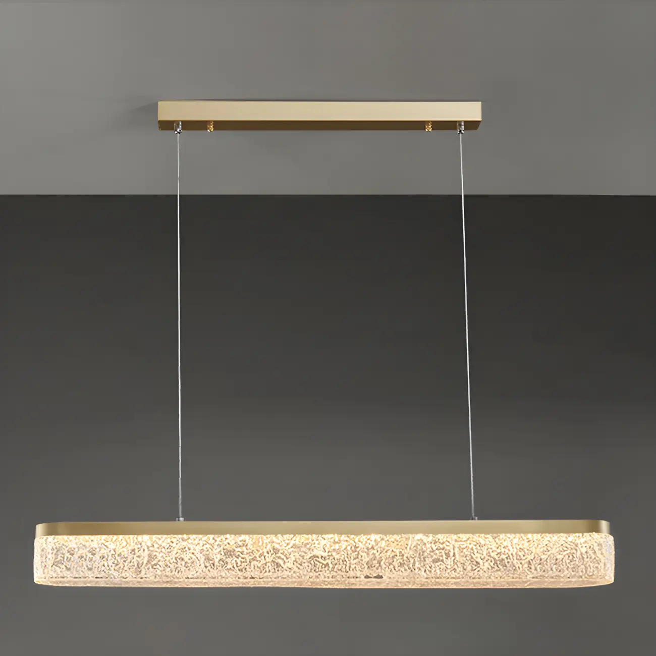 Modern Gold 3-Gear Dimming LED Kitchen Island Pendant Light
