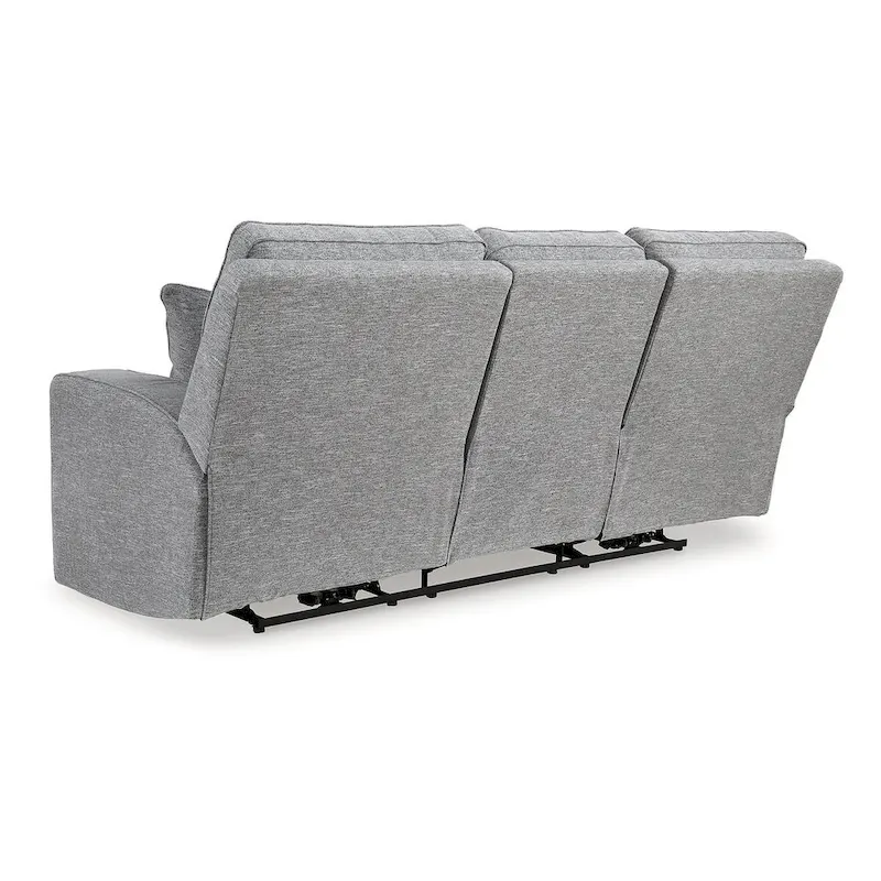 Power Reclining Sofa in Pewter, 88W x 43D x 42H Inches, Living Room Recliner Couch