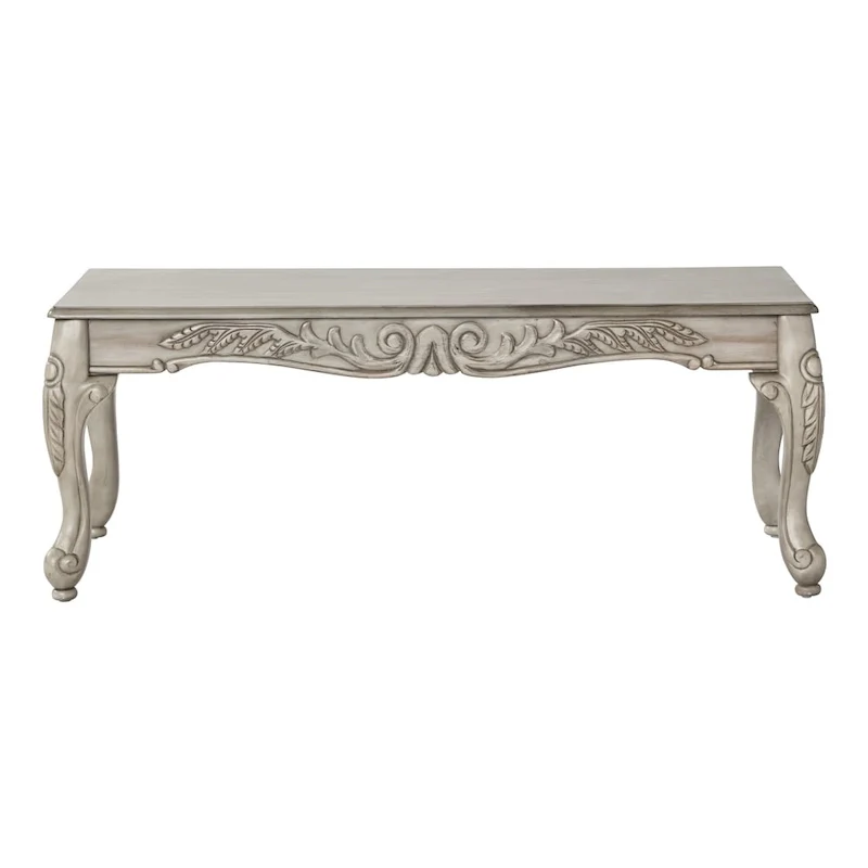 2-Tone Fabric  Frame Sofa and Loveseat with 3 Tables Set in Ebony