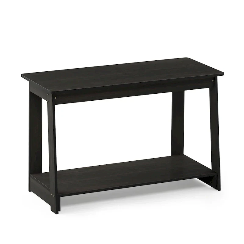 Compact TV Stand with Bottom Shelf