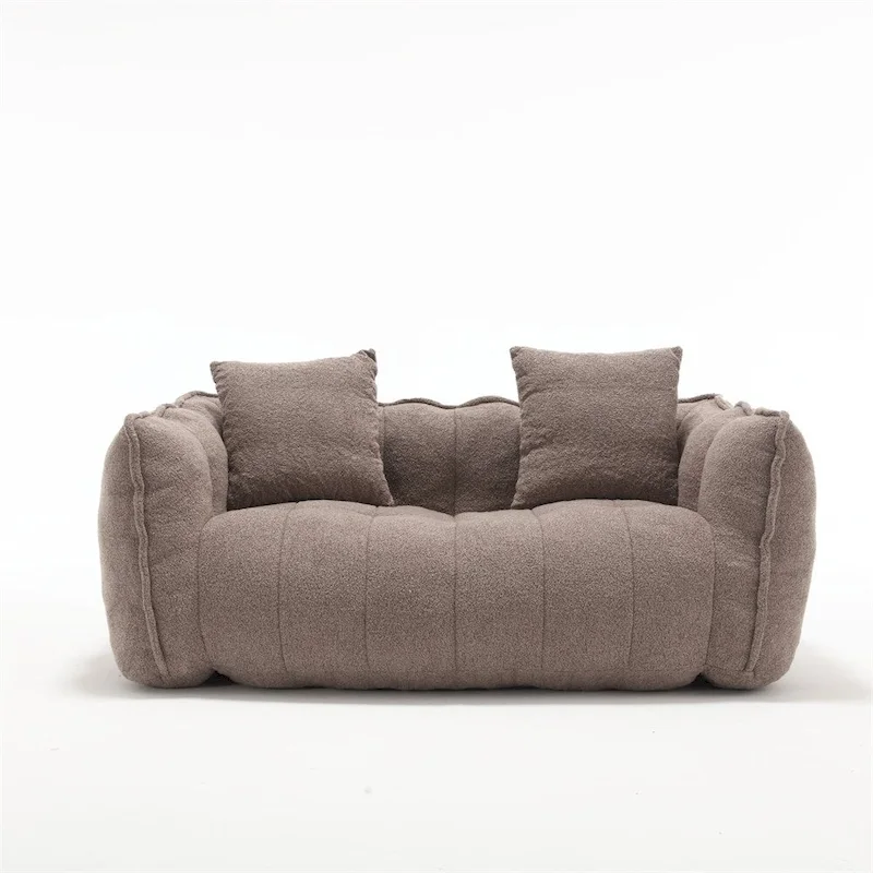 Modern Chenille Recliner Sofa with High Resilience Foam