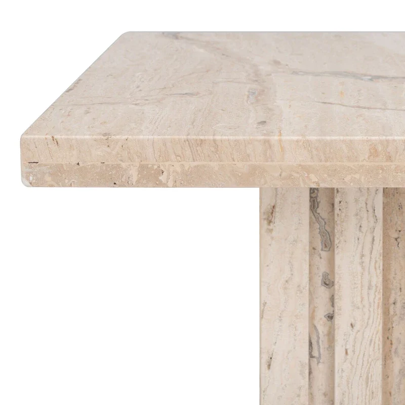 Square Marble Accent Table — 21