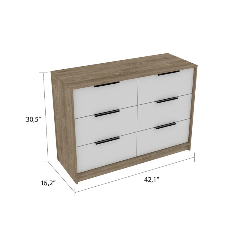 FM Furniture Marion Slide And Pull Dresser, Four Drawers
