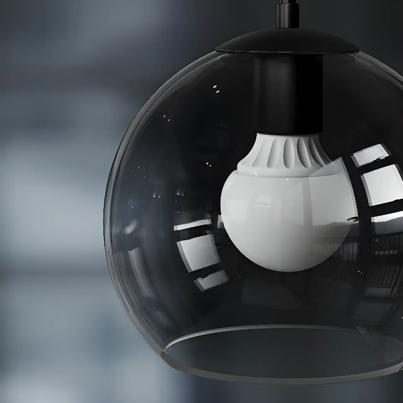 Modern 3-Light Glass Kitchen Pendant Light Adjustable Height