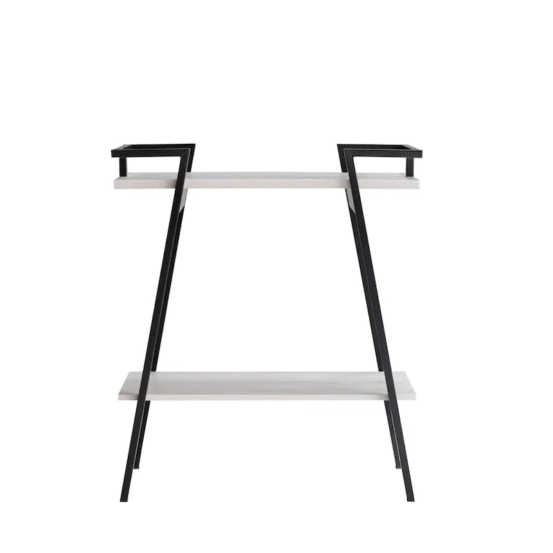 Russell Urban 31-inch Metal Two-tier Console Table