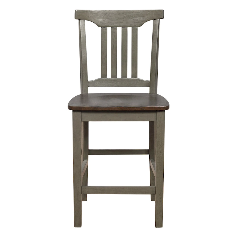 The Gray Barn Simmons Antique White and Brown 5-piece Dining Set