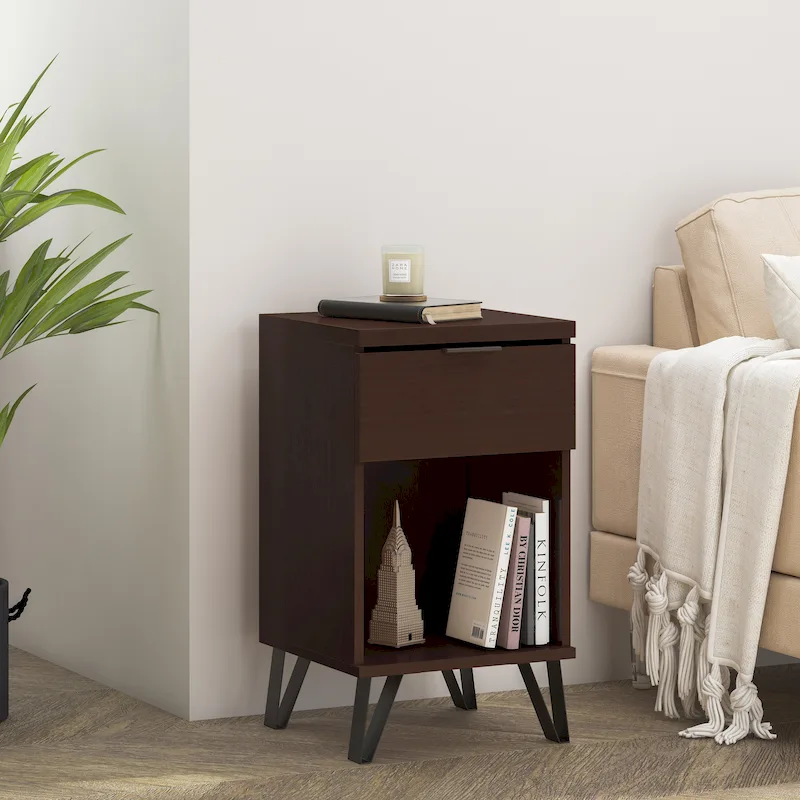 Norcross Tall Nightstand with Drawer by
