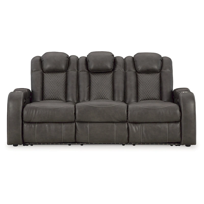 Signature Design by Ashley Fyne-Dyme Power Reclining Sofa - 85 W x 43 D x 43 H