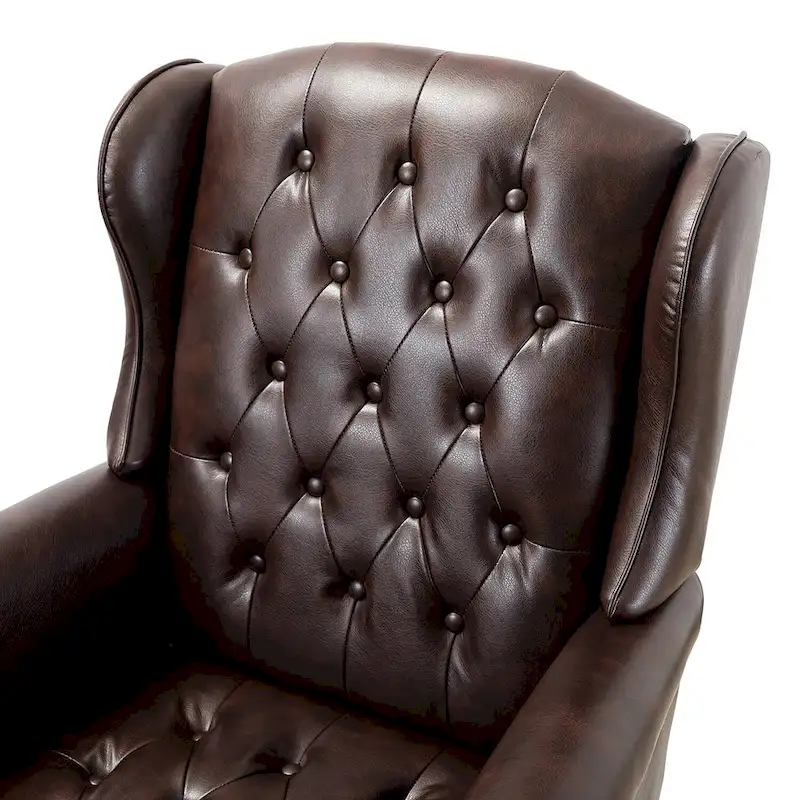 Maximiliano Modern Swivel Executive Chair with Tufted Back by HULALA HOME