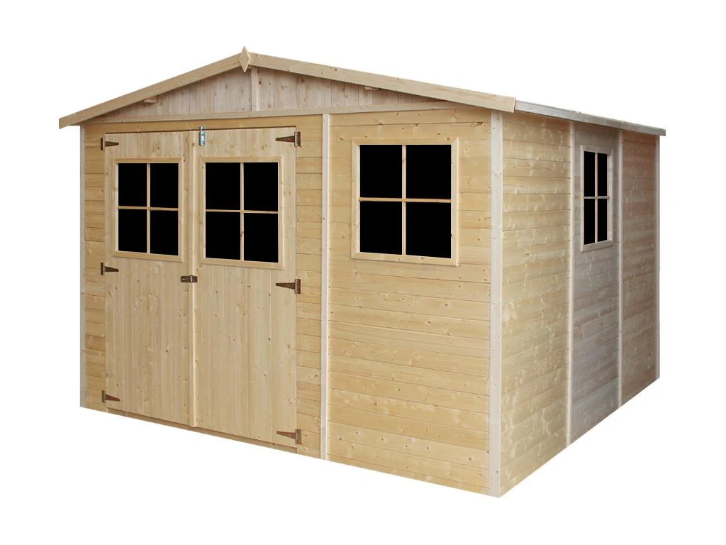 Abri Jardin Bois - Beige (m335)