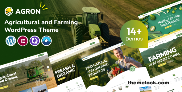 Agron v1.0.2 - Agriculture & Organic Farm WordPress Theme