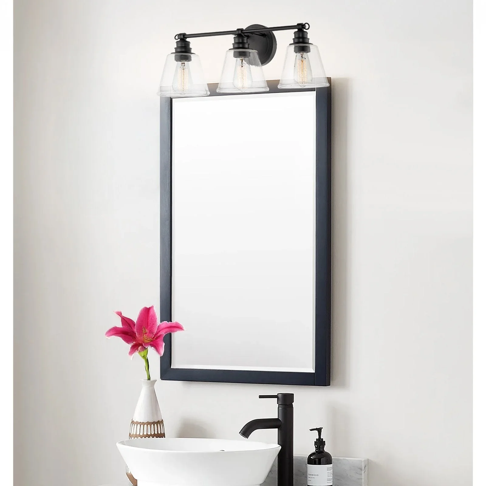 Adair 23 Modern 3-Light Farmhouse Vanity / Bathroom Light