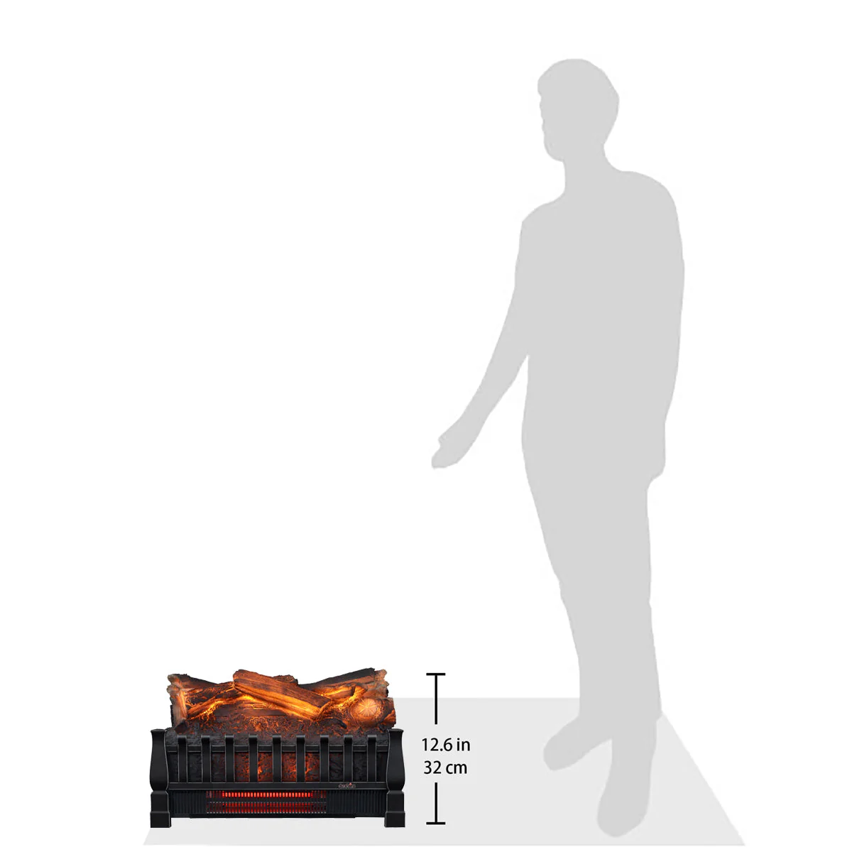 duraflame? Electric Infrared Log Set with Remote Control