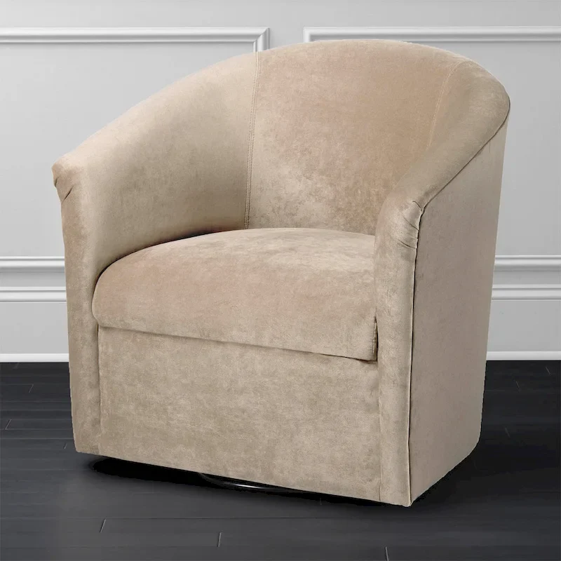 Ellery Modern Microfiber Swivel Accent Chair by Greyson Living