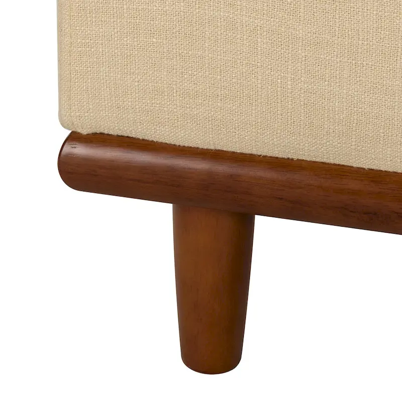 Bastian Upholstered Bench with Solid Wood Legs