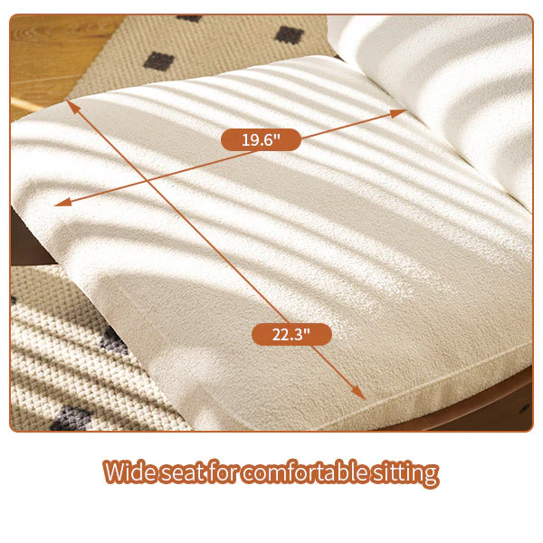 Walker Edison | Modern Glider Rocking Solid Wood Chair