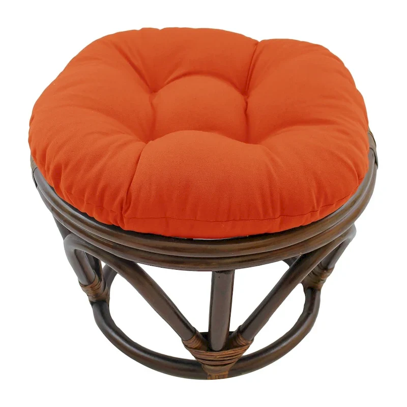 18-inch Footstool with Twill Cushion