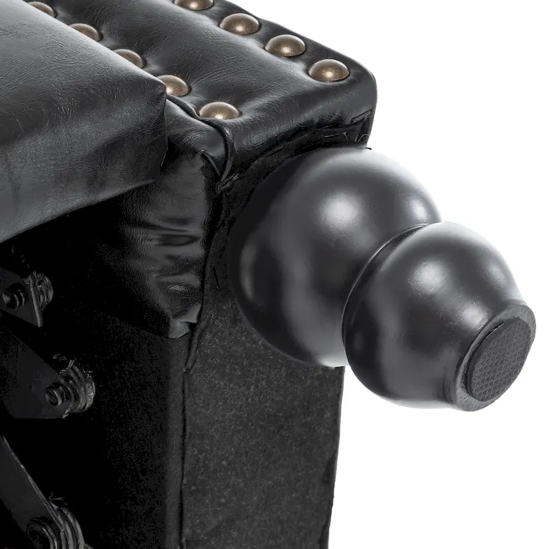 Manual Glider Pushback Recliner Chairs with Nailhead Trim