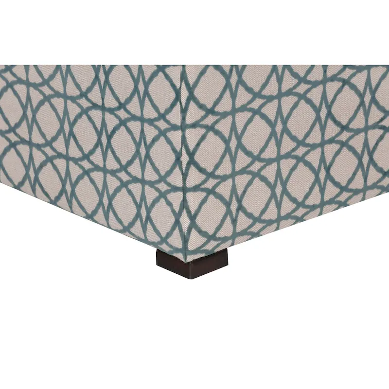 Merton Transtional Square Button Tufted Ottoman