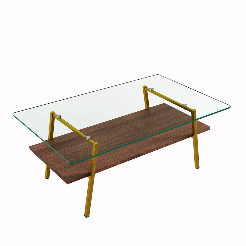 38.58 Rectangle Coffee Table with Modern Design
