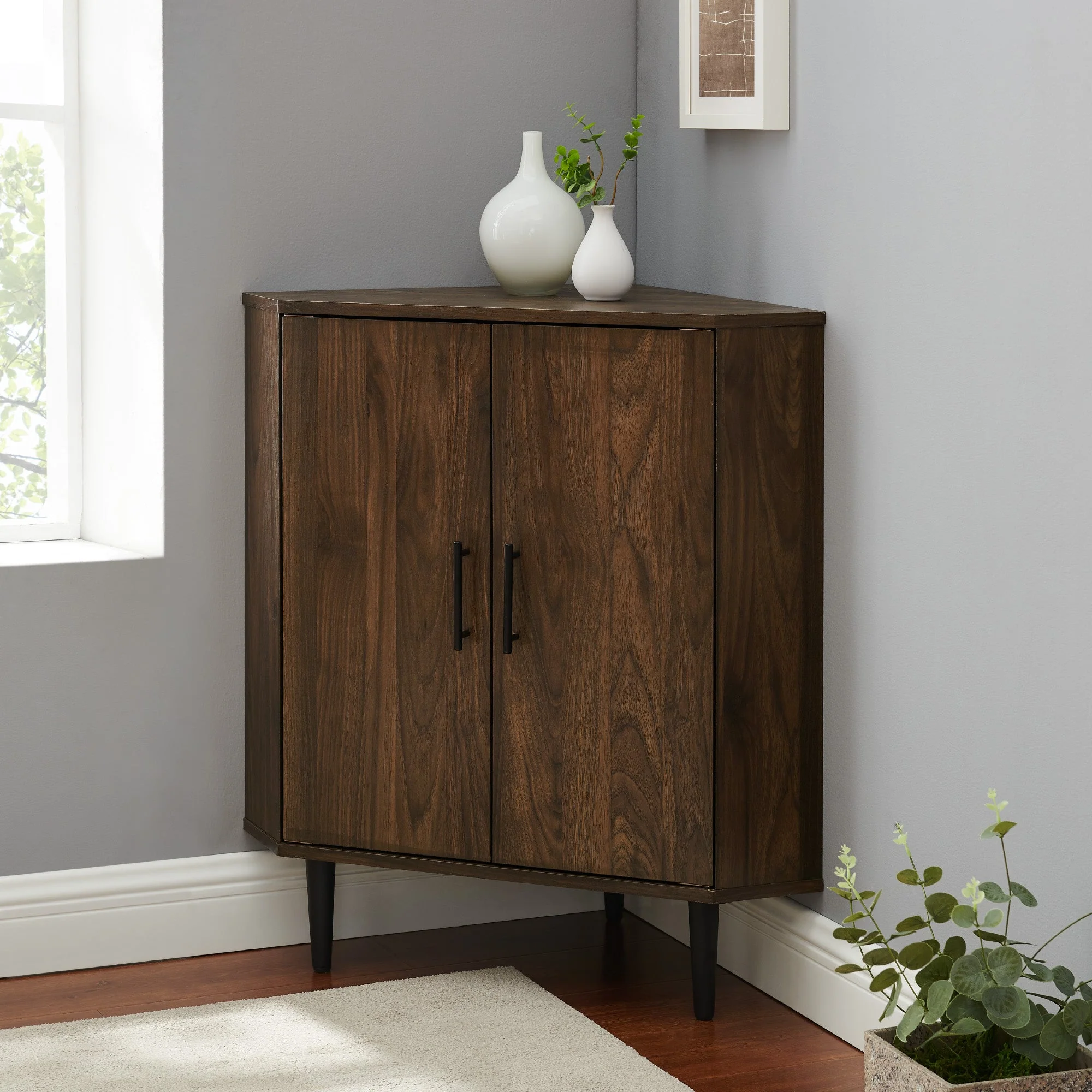 Nora 30 2- Door Corner Accent Cabinet
