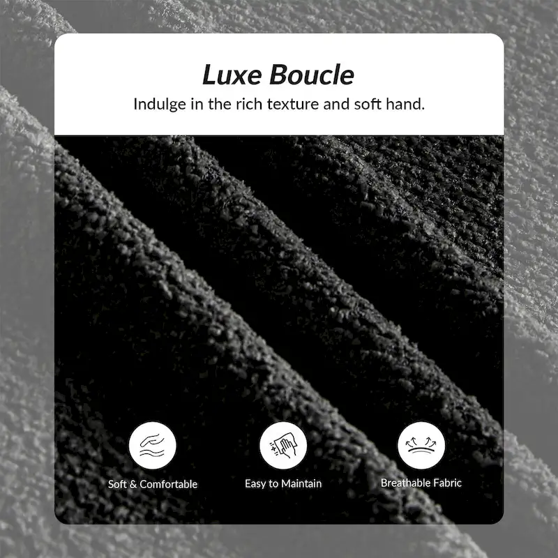 Volkhard 80.5  Modern Slipcovered Sofa With Removable Back Cushion By HULALA HOME