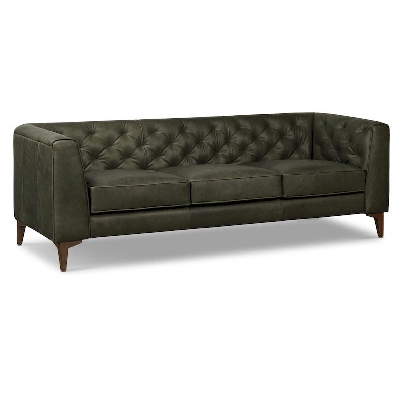 Poly & Bark Essex 89 Sofa - Full Grain Genuine Italian Leather