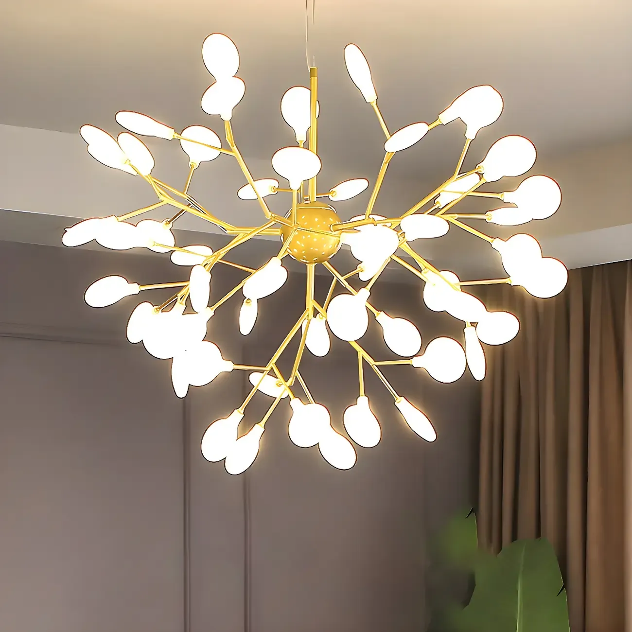 Geometric Modern Sputnik Starburst Chandelier