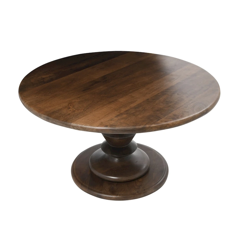 Berns Solid Wood Pedestal Coffee Table