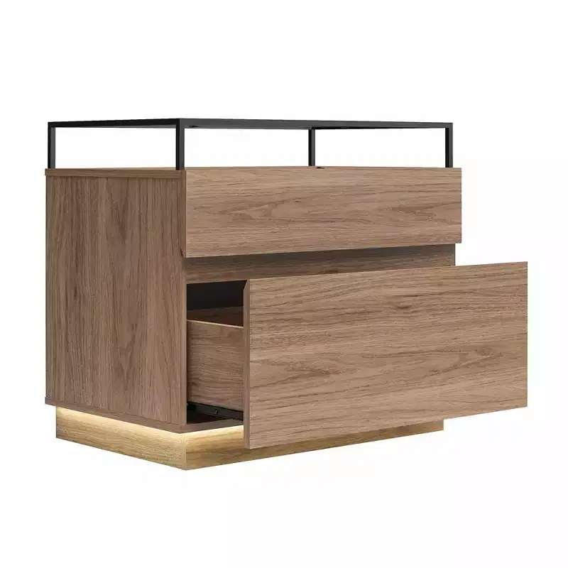 RealRooms Devon Nightstand with Drawers