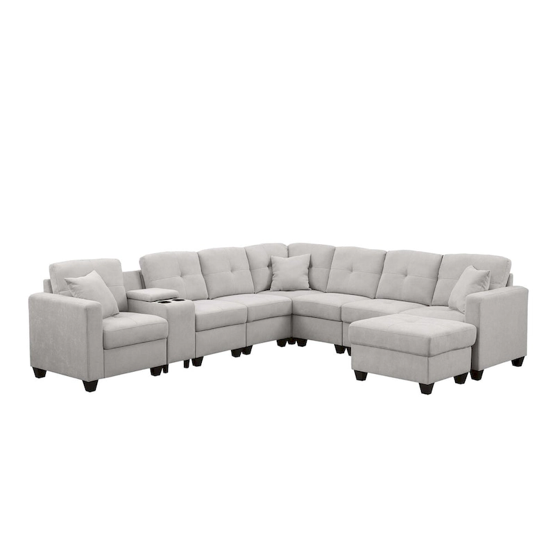 Velvet Modular Sectional Sofa