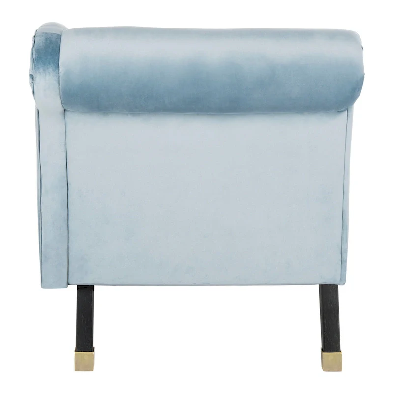 Mid-Century Modern Chaise with Pillow - 63Wx28Dx30H