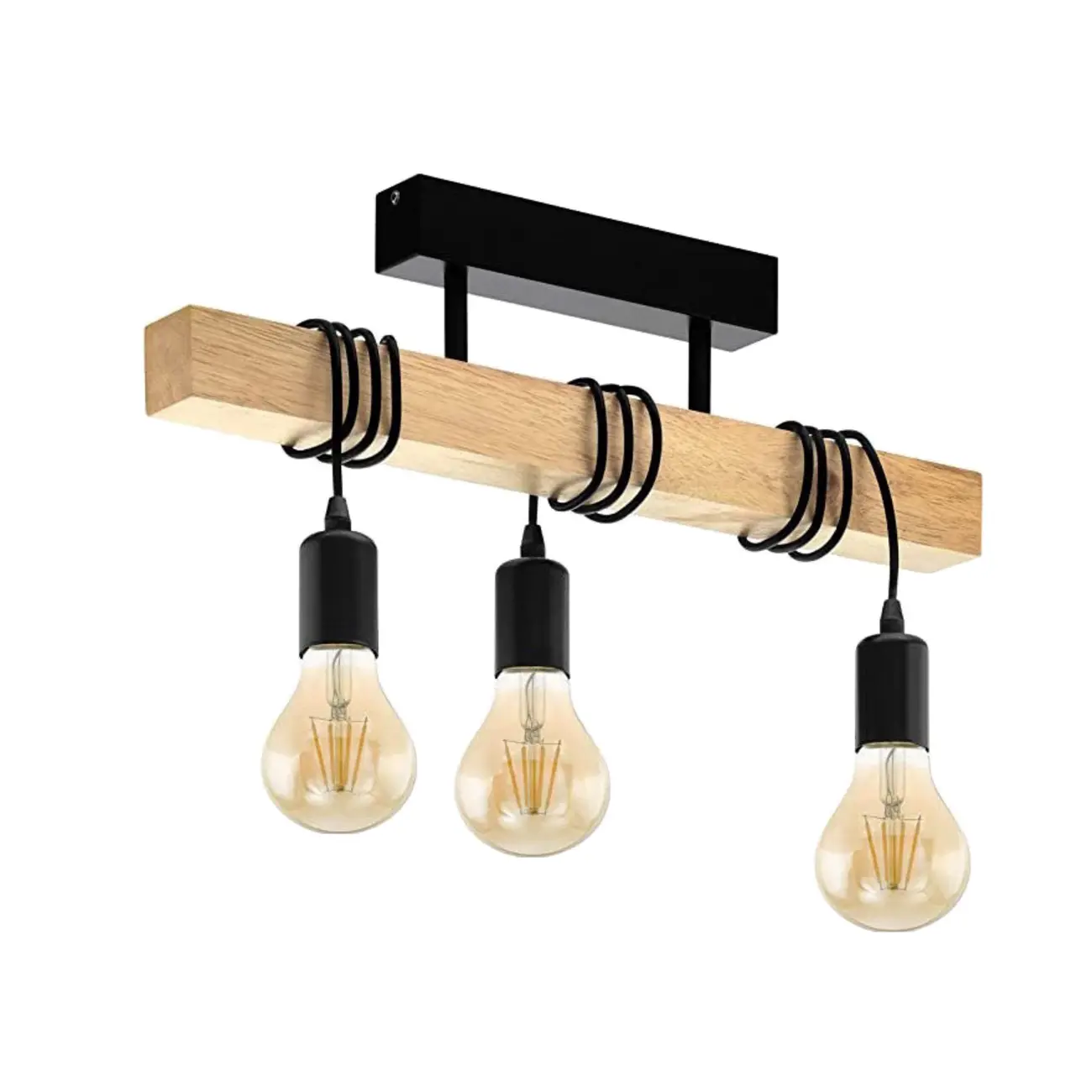 Industrial Black Metal Rhombus Island Pendant Light for Kitchen