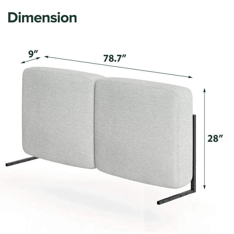 Priage by ZINUS Upholstered Cushion Headboard