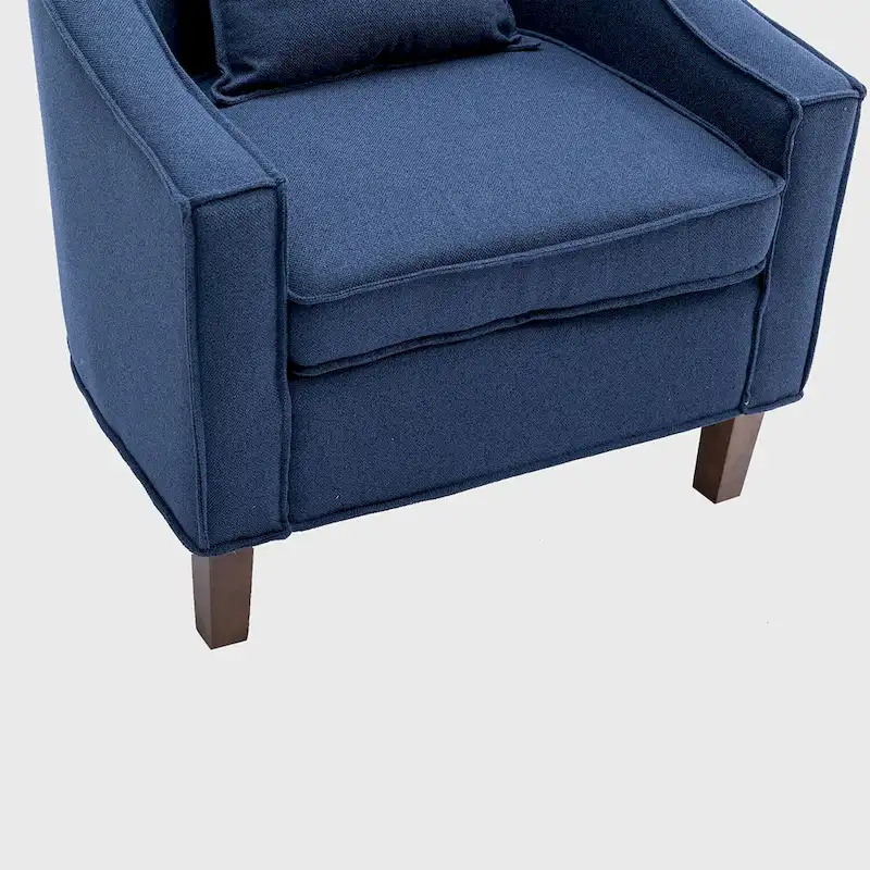 Accent Chair with Ottoman