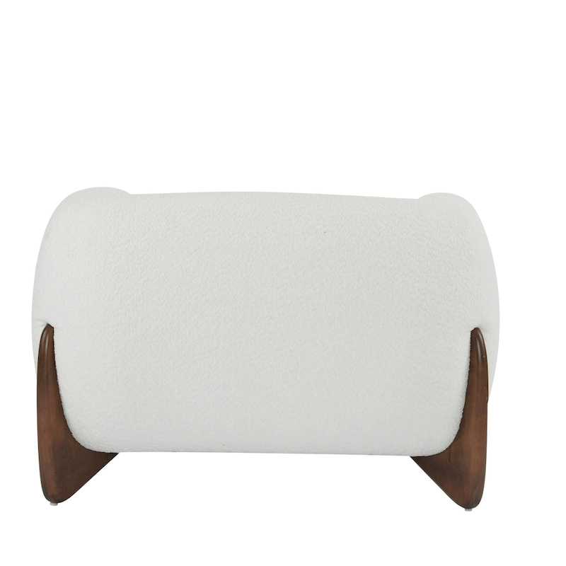 Tina Modern Upholstered Boucle Arm Club Chair by Christopher Knight Home