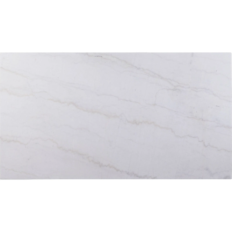 Rectangular Marble Dining Table in White and Weathered Espresso