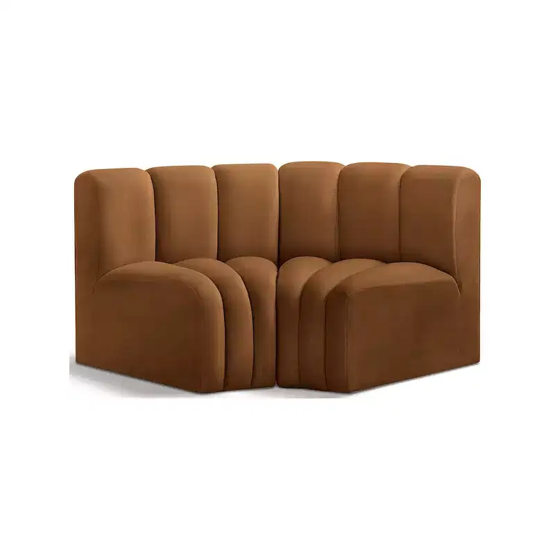 Meridian Furniture,Arc Velvet Modular Sofa