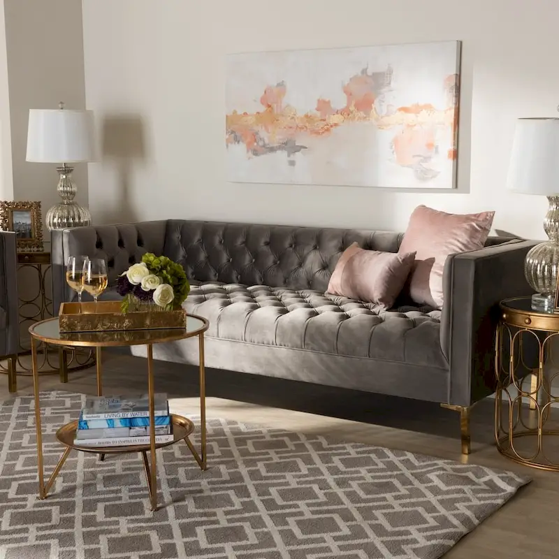 Glam Velvet Sofa