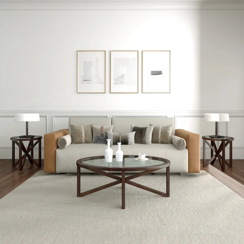 Modern Simple Glass Table Collection