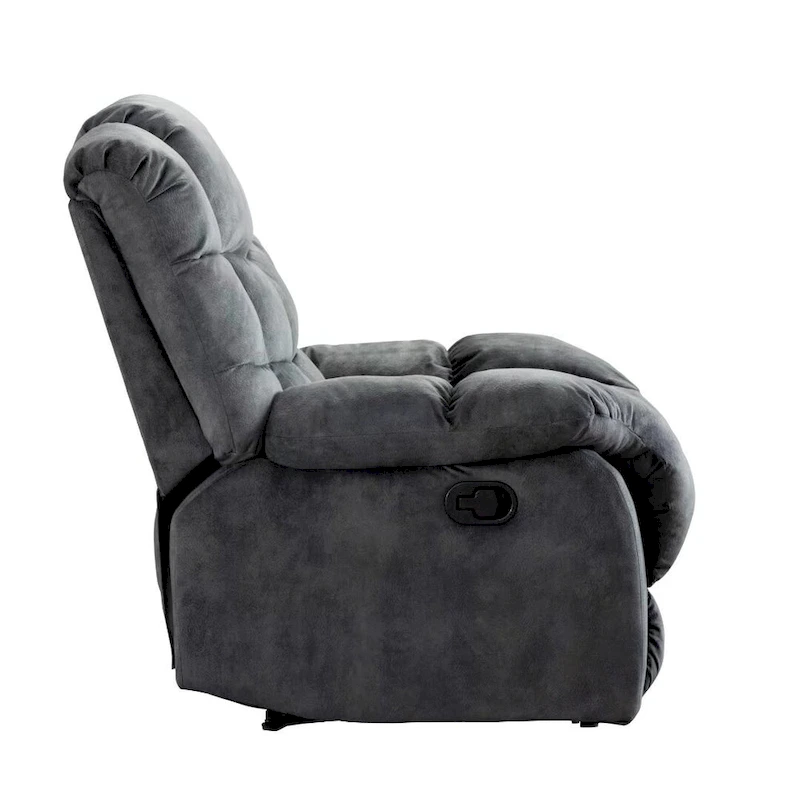 Manual Ergonomic Overstuffed Recliner Chair