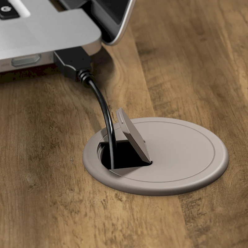 Cabot 60W L-Desk with Hutch, Cabinet and Bookcase by Bush Furniture