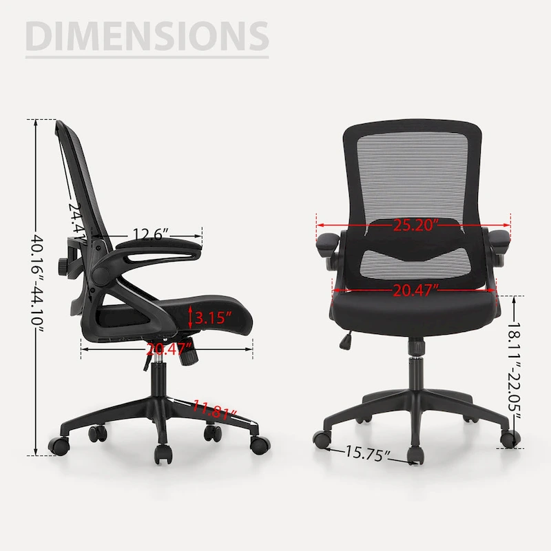 Ergonomic Mesh Office Desk Chair with High Back, 360 Swivel Executive Computer Chair