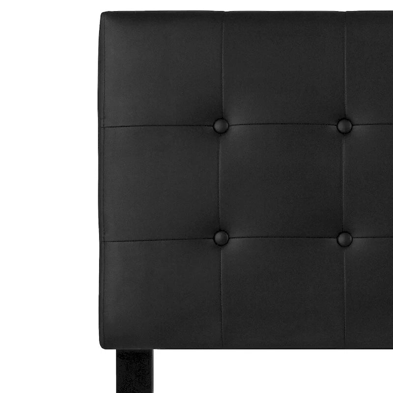 Button Tufted Upholstered Headboard