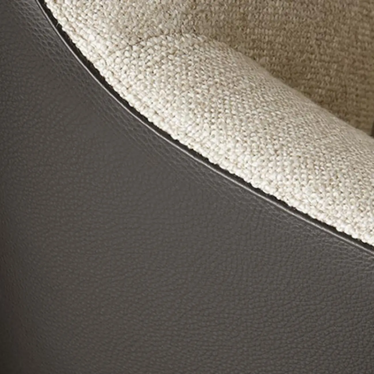 Modern High Back Living Room Accent Chair with Ottoman