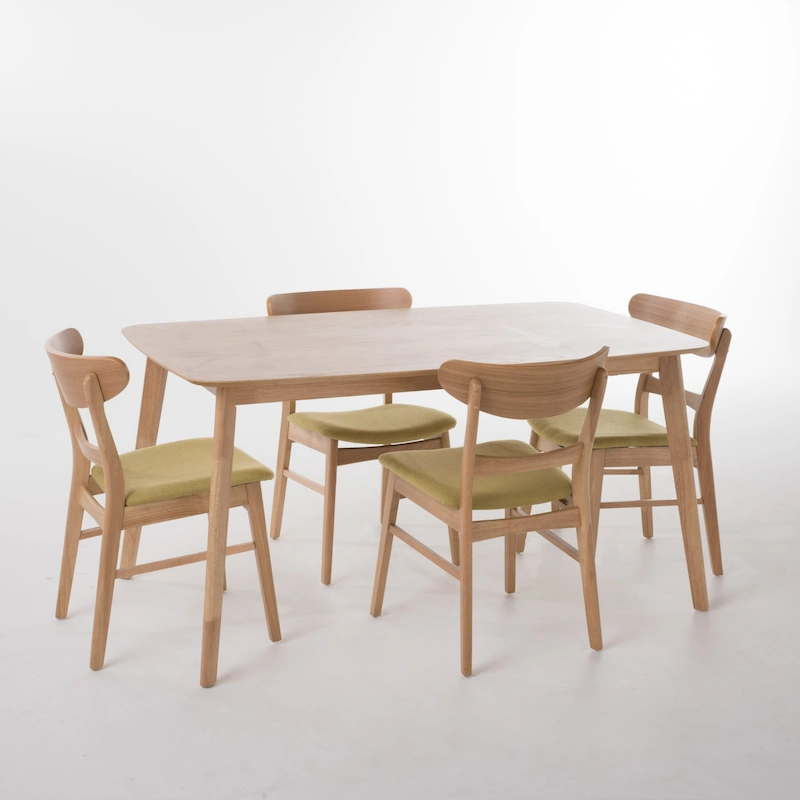 Bryner Mid-Century Modern 5 Piece Dining Set by Christopher Knight Home
