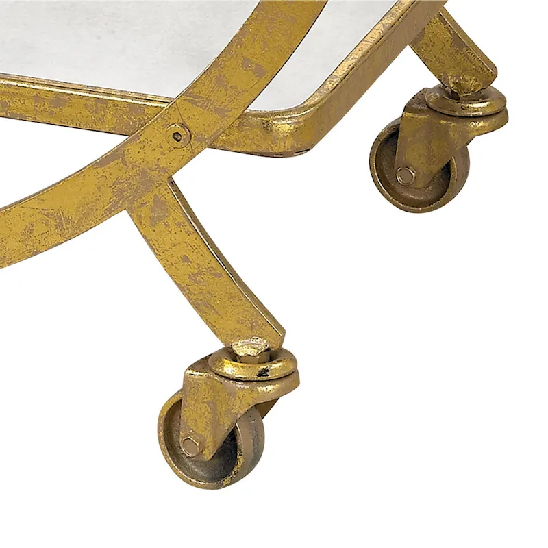 Sterling Ring Bar Cart